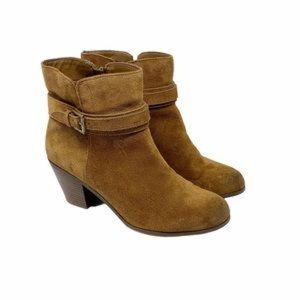 Sam Edelman Lynne Cognac Suede Boots